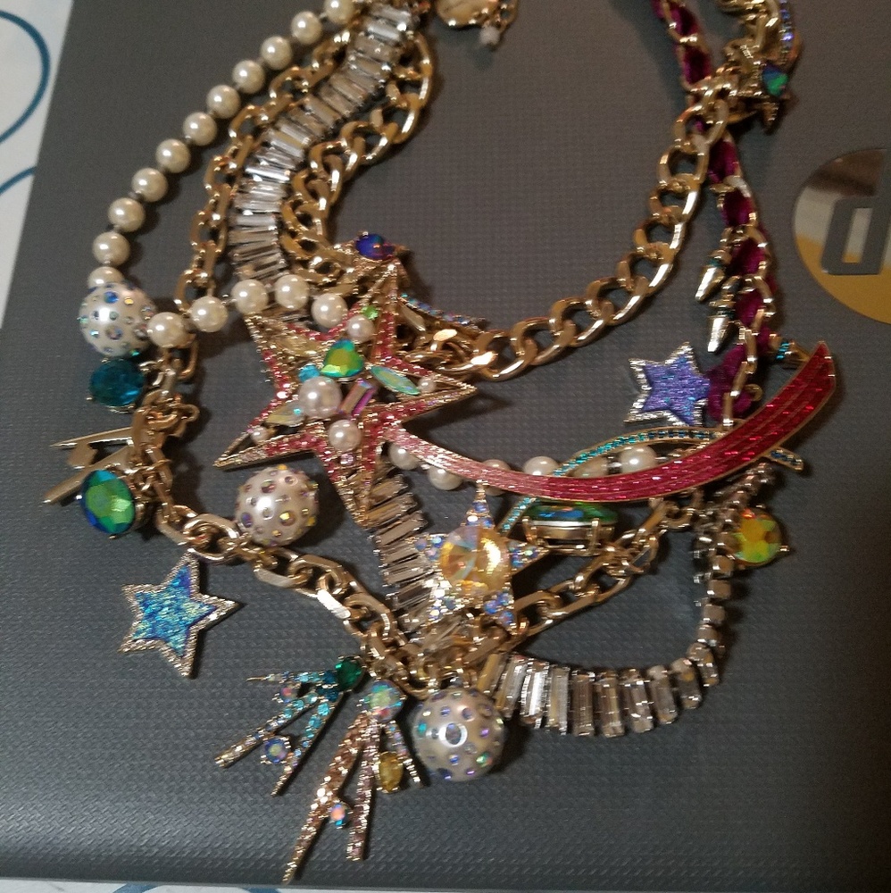 Betsey Johnson cocktail necklace